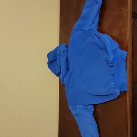 {Yeezy by Gap} Blue Hooded Sweatshirt - Picture 4 of 5